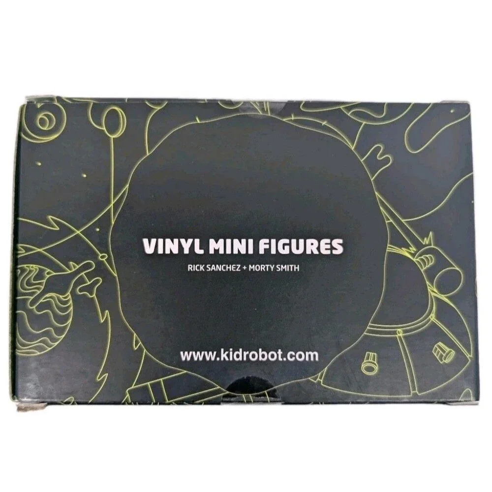 Kidrobot Rick and Morty Vinyl Mini Figures 2 Pack Rick Sanchez Morty Smith New - Picture 4 of 7